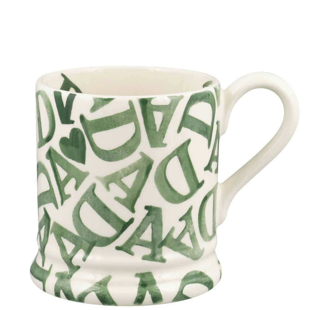 Emma Bridgewater D.A.D Green Half Pint Mug